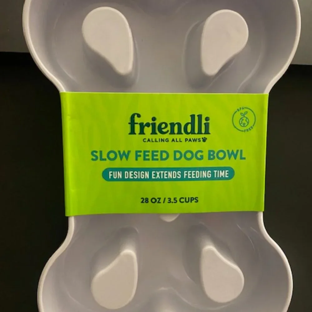 friendli: Slow Dog Feed Bowl